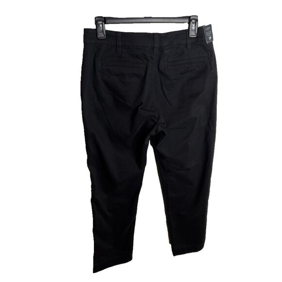 J.Crew $80 Petite Girlfriend Chino Pant Black Size P6 AD217 - Picture 9 of 10